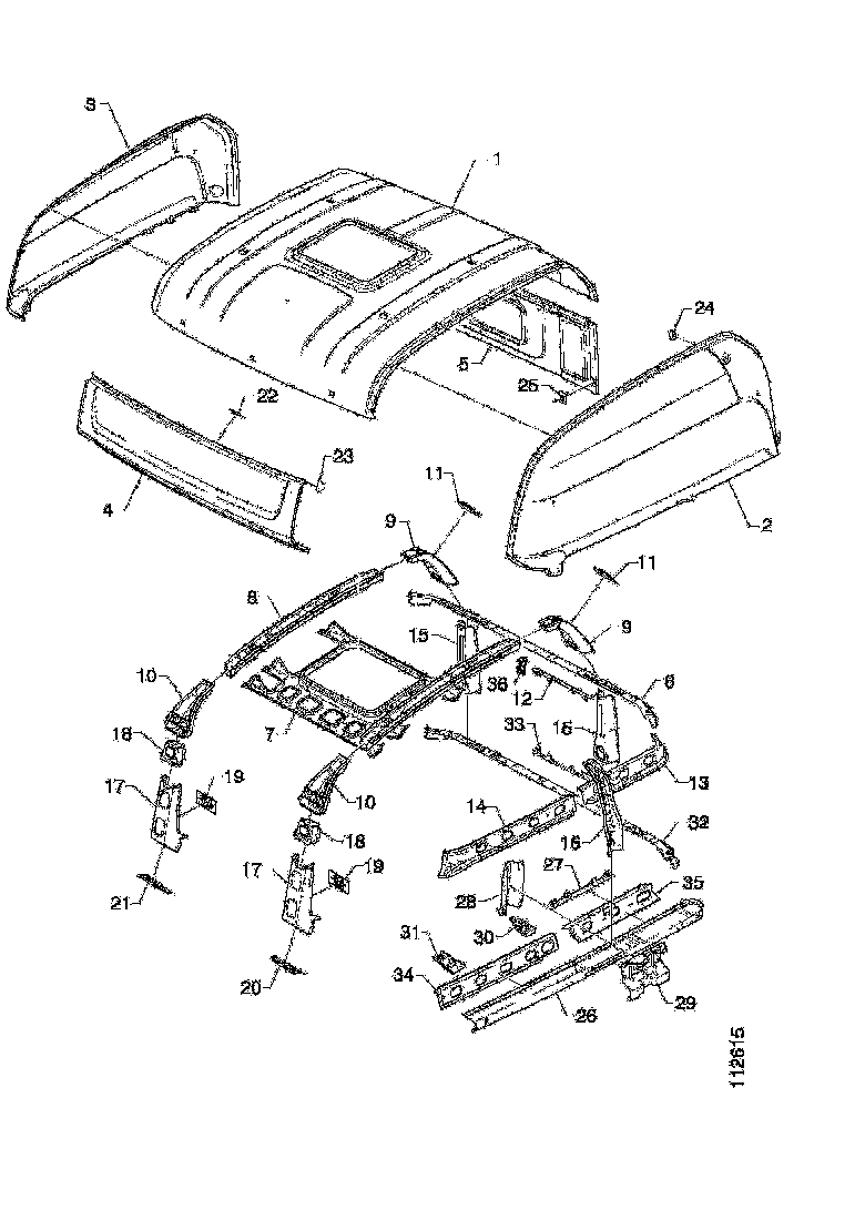 Buy 1411428 ROOF PANEL SCANIA