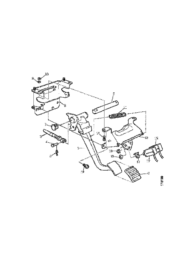 Buy 1411684 BRAKE PEDA SCANIA
