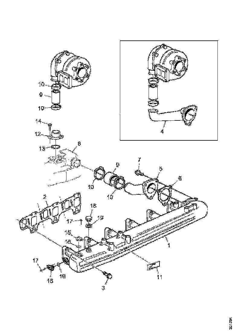 Buy 1414413 INTAKE MAN SCANIA