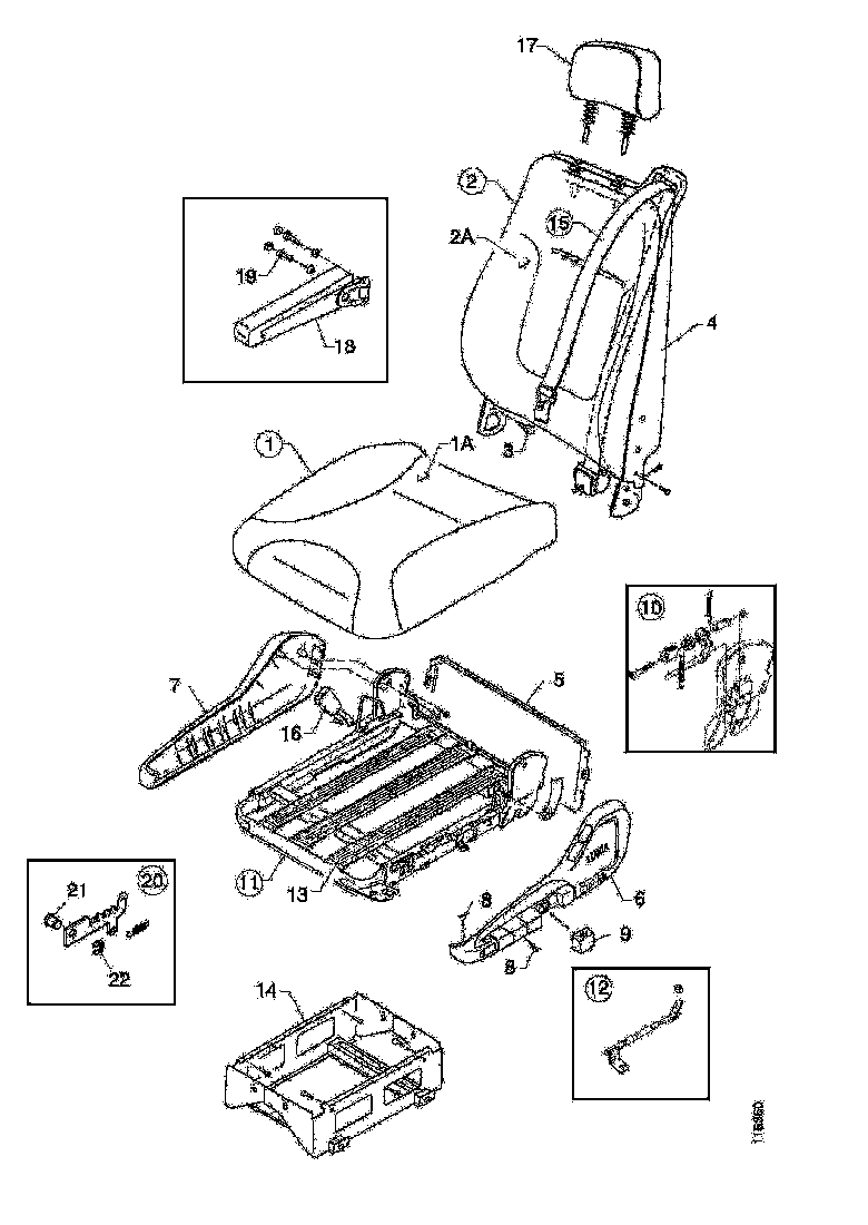 Buy 1415606 BACKREST SCANIA