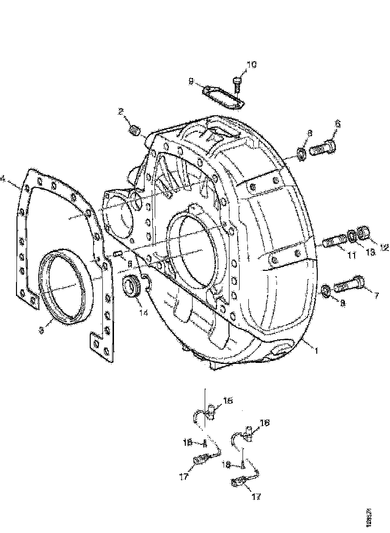 Buy 1423627 FLYWHEEL HOUSING SCANIA