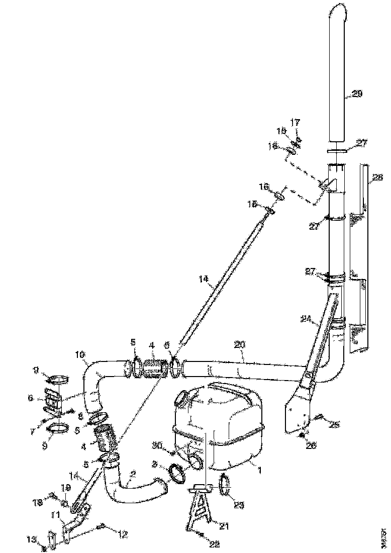 Buy 1427838 EXHAUST PIPE SCANIA