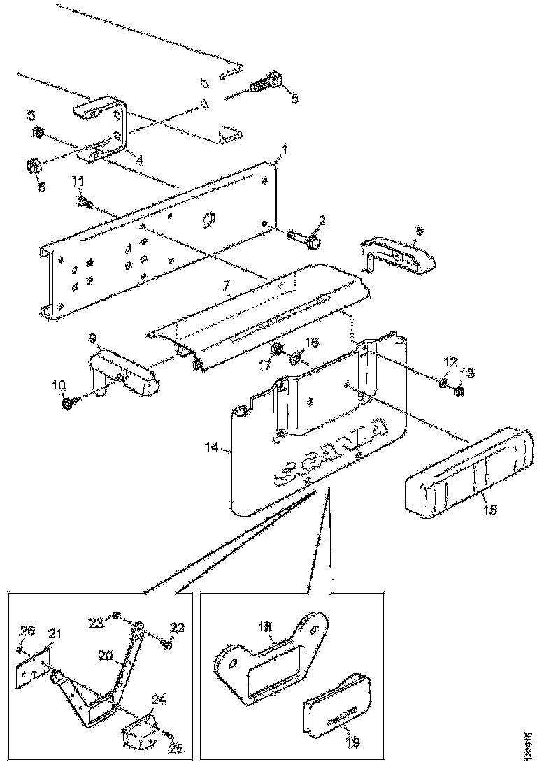 Buy 1435794 BRACKET SCANIA