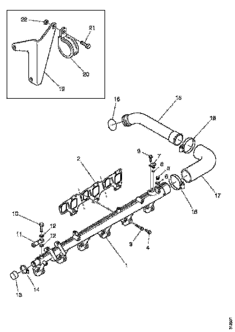 Buy 1437296 GASKET  (S) SCANIA