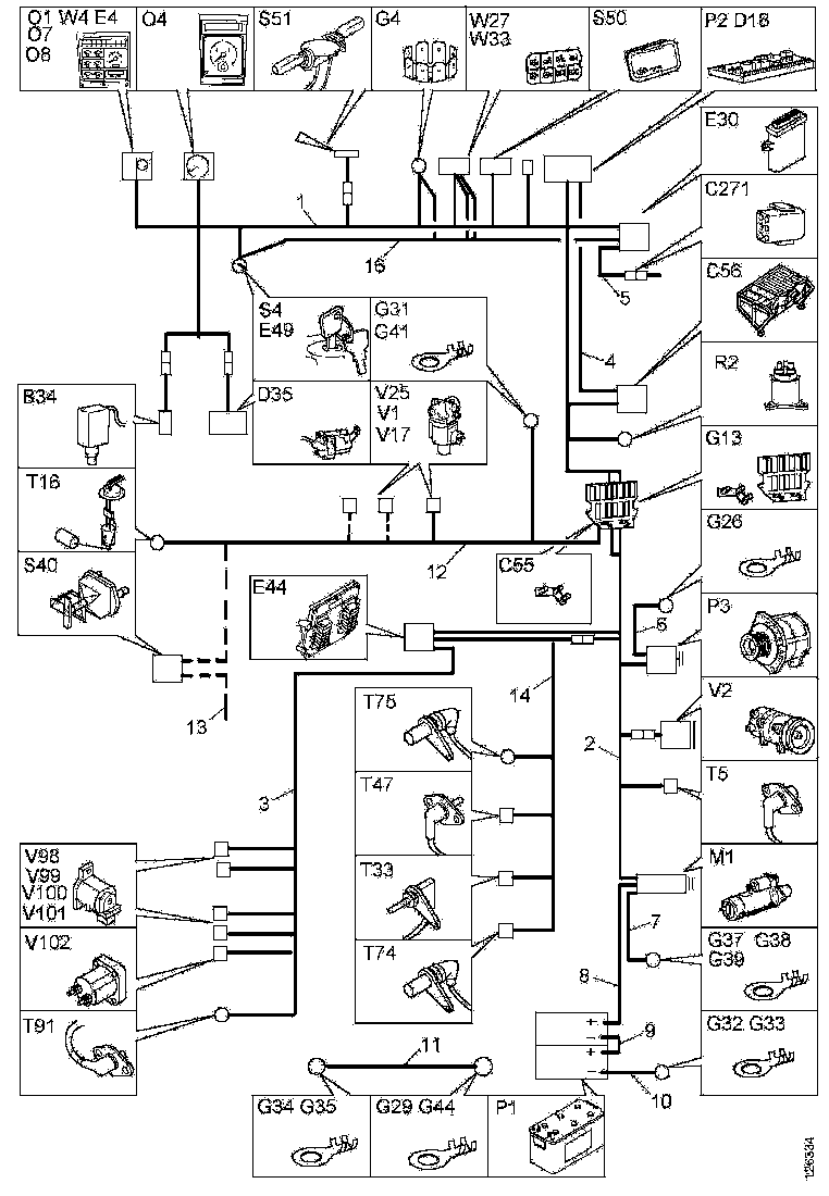 Buy 1438350 CABLE HARNESS SCANIA