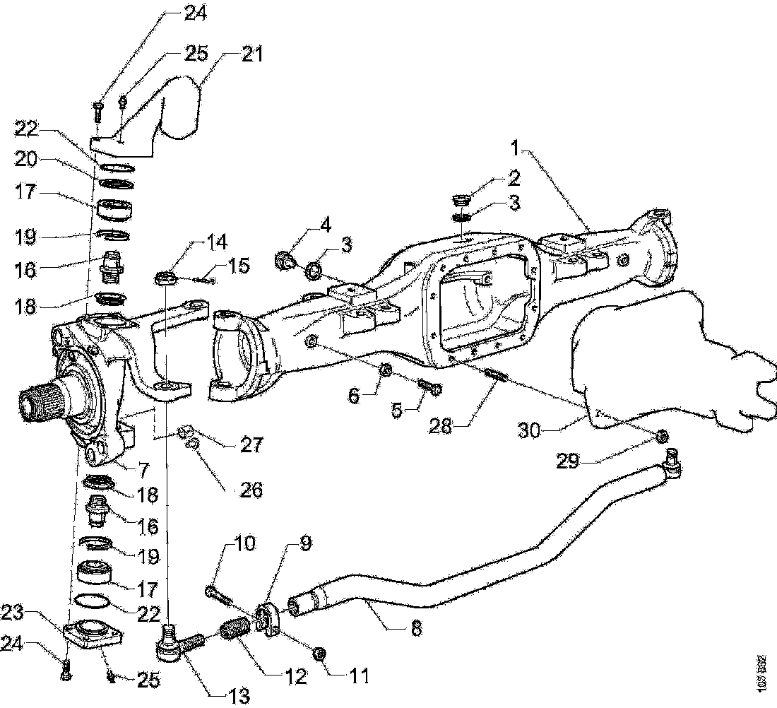 Buy 1438734 FRONT AXLE SCANIA