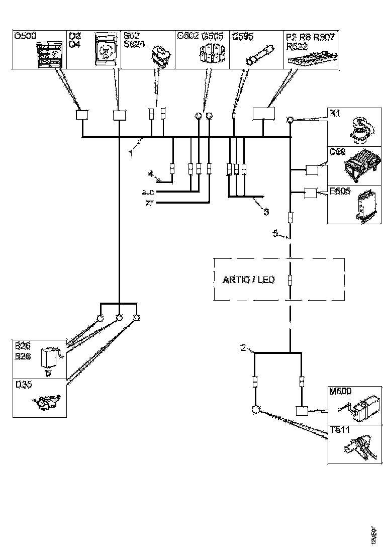 Buy 1440510 CABLE HARNESS SCANIA