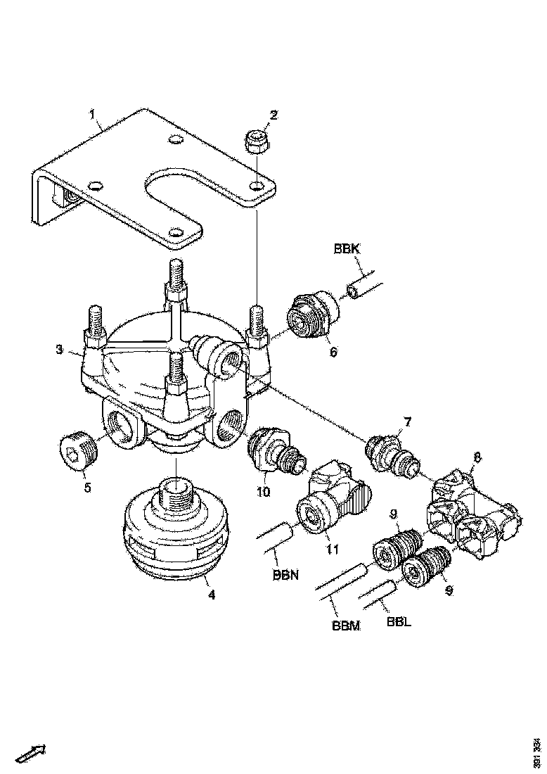 Buy 1441364 BRACKET SCANIA