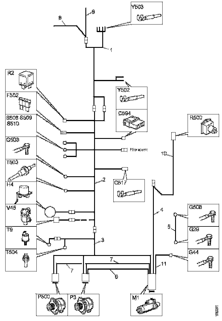 Buy 1441813 CABLE HARNESS SCANIA