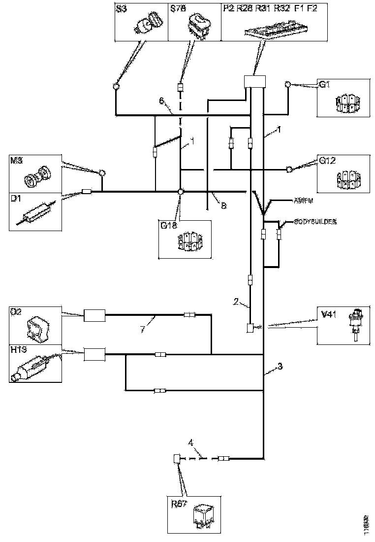 Buy 1445842 CABLE HARNESS SCANIA