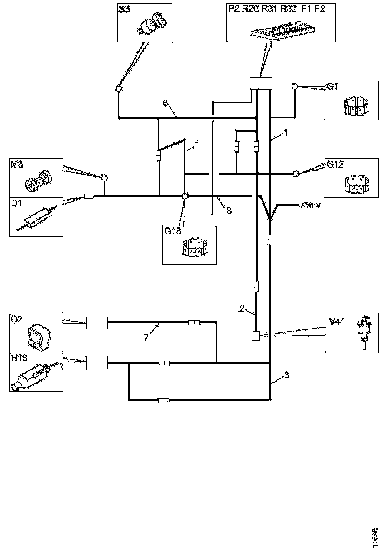 Buy 1445843 CABLE HARNESS SCANIA