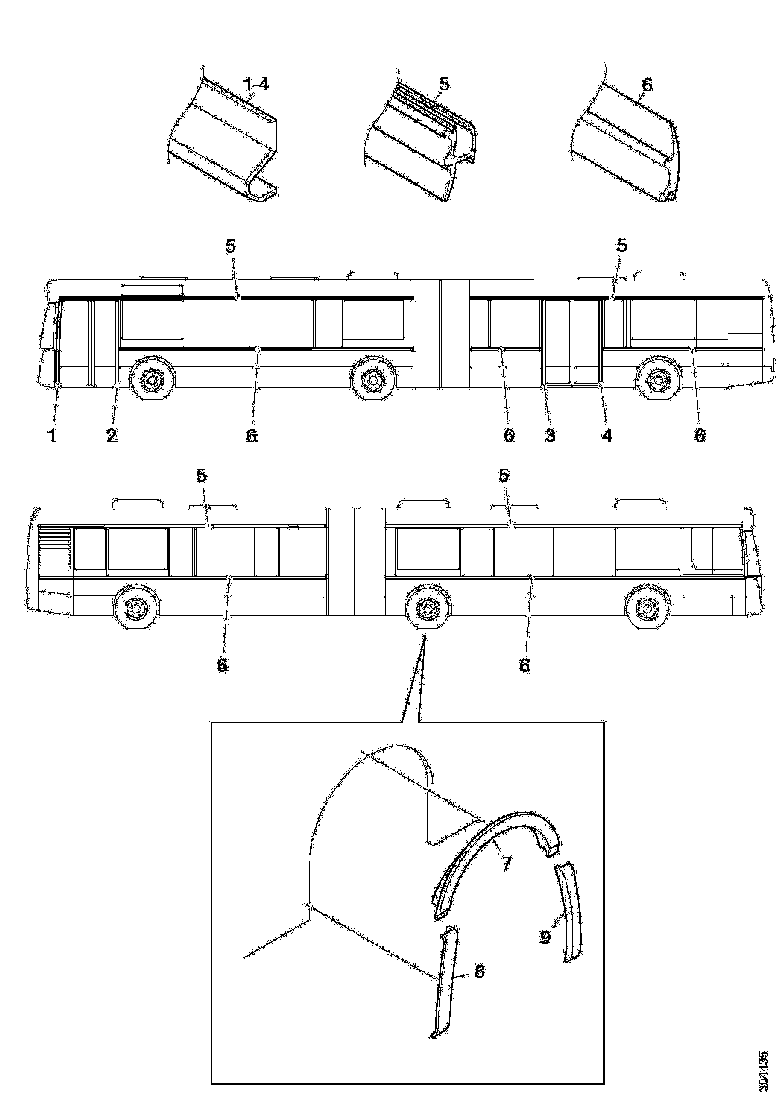 Buy 1445930 COVER STRIP SCANIA