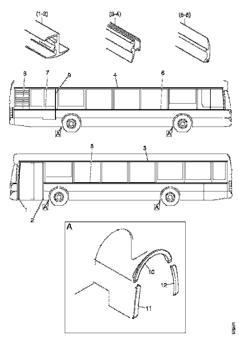 Buy 1445936 COVER STRIP SCANIA