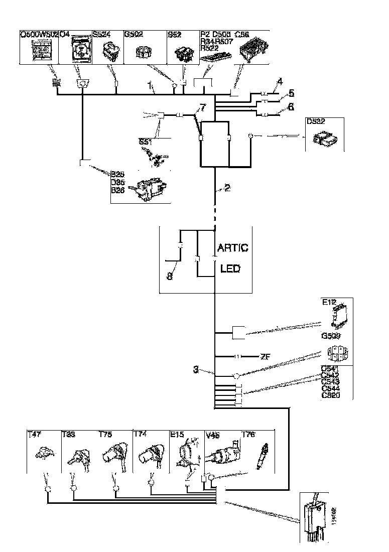 Buy 1448848 CABLE HARNESS SCANIA