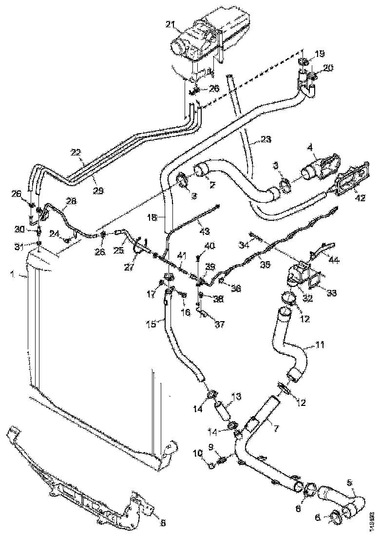 Buy 1449839 HOSE SCANIA