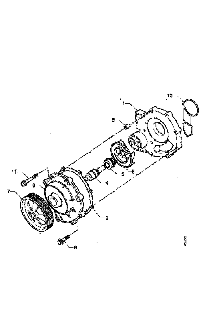 Buy 1450153 COOLANT PUMP HOUSING SCANIA