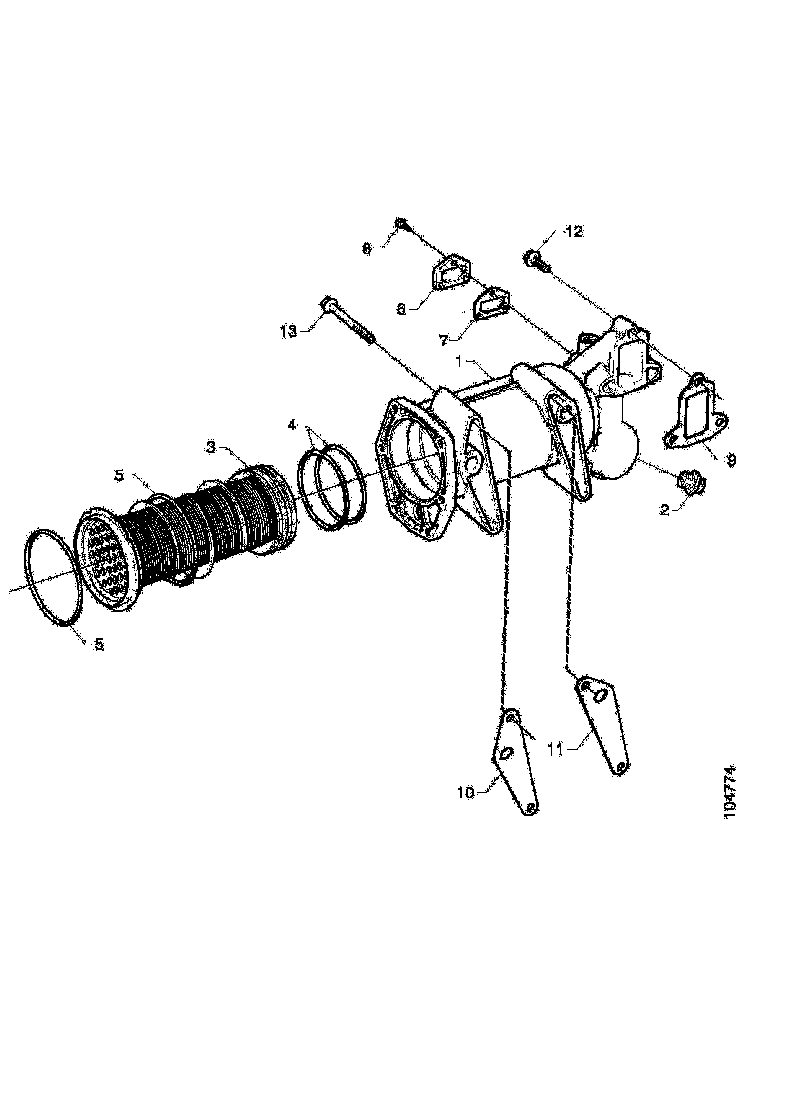Buy 1450158 OIL COOLER HOUSING SCANIA