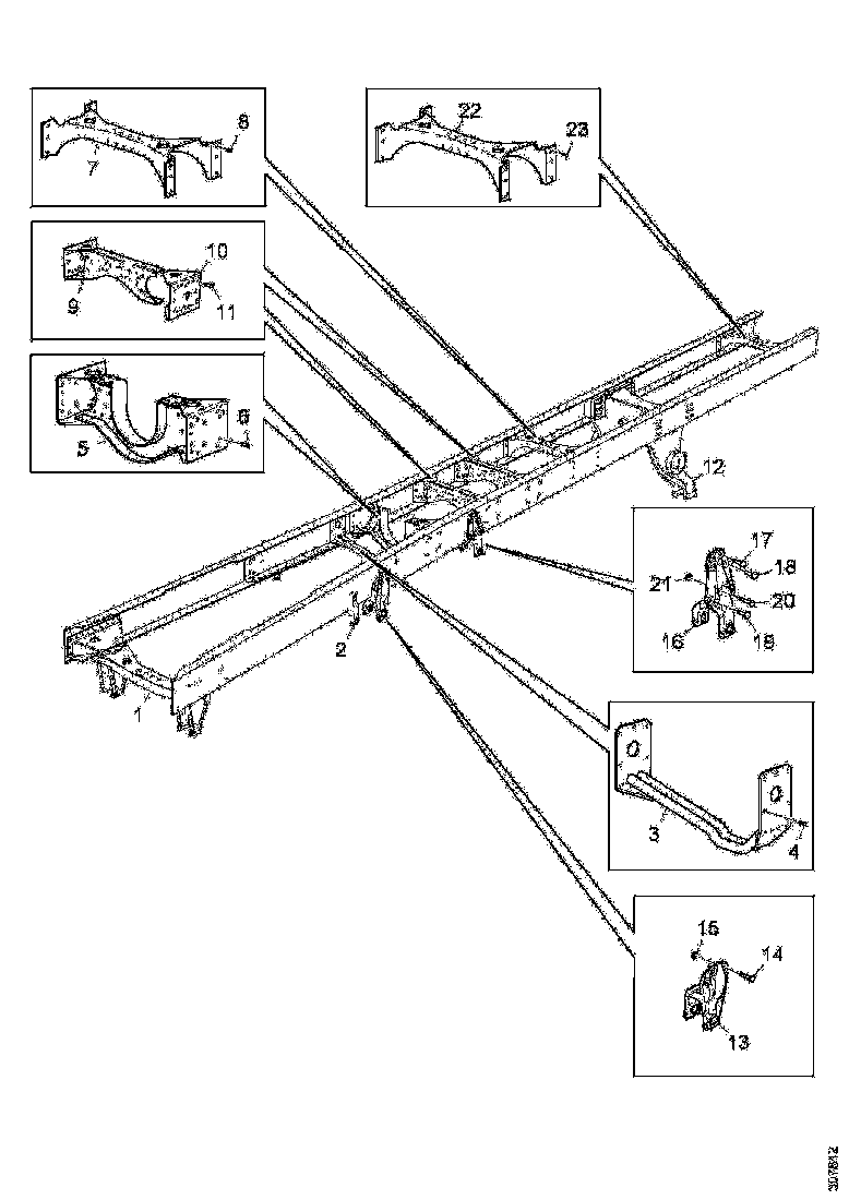 Buy 1451953 CROSS MEMBER SCANIA