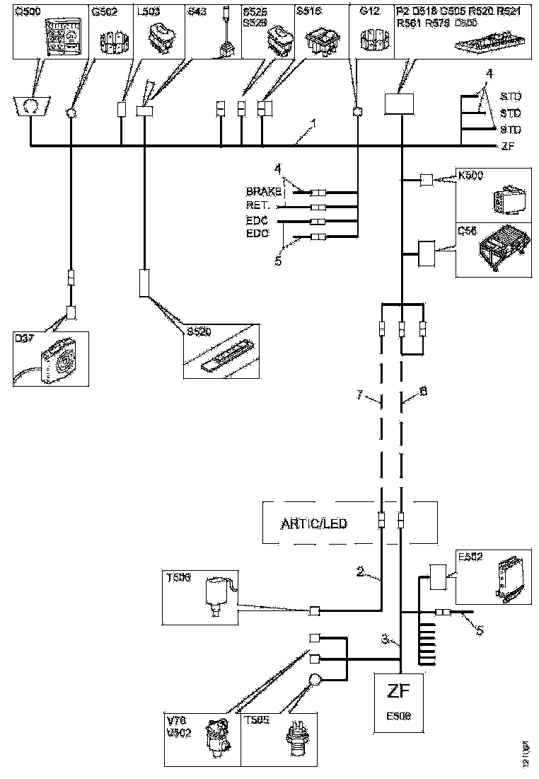Buy 1452048 CABLE HARNESS SCANIA