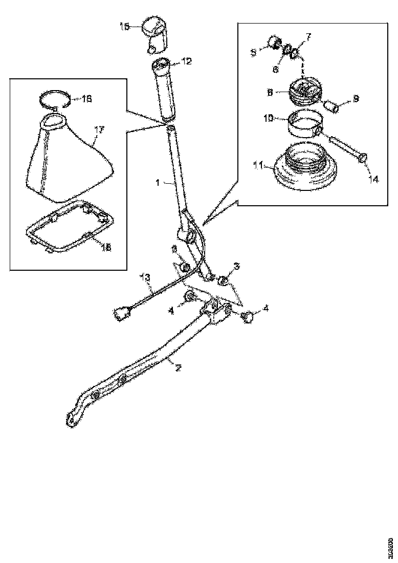 Buy 1452399 GEAR LEVER SCANIA