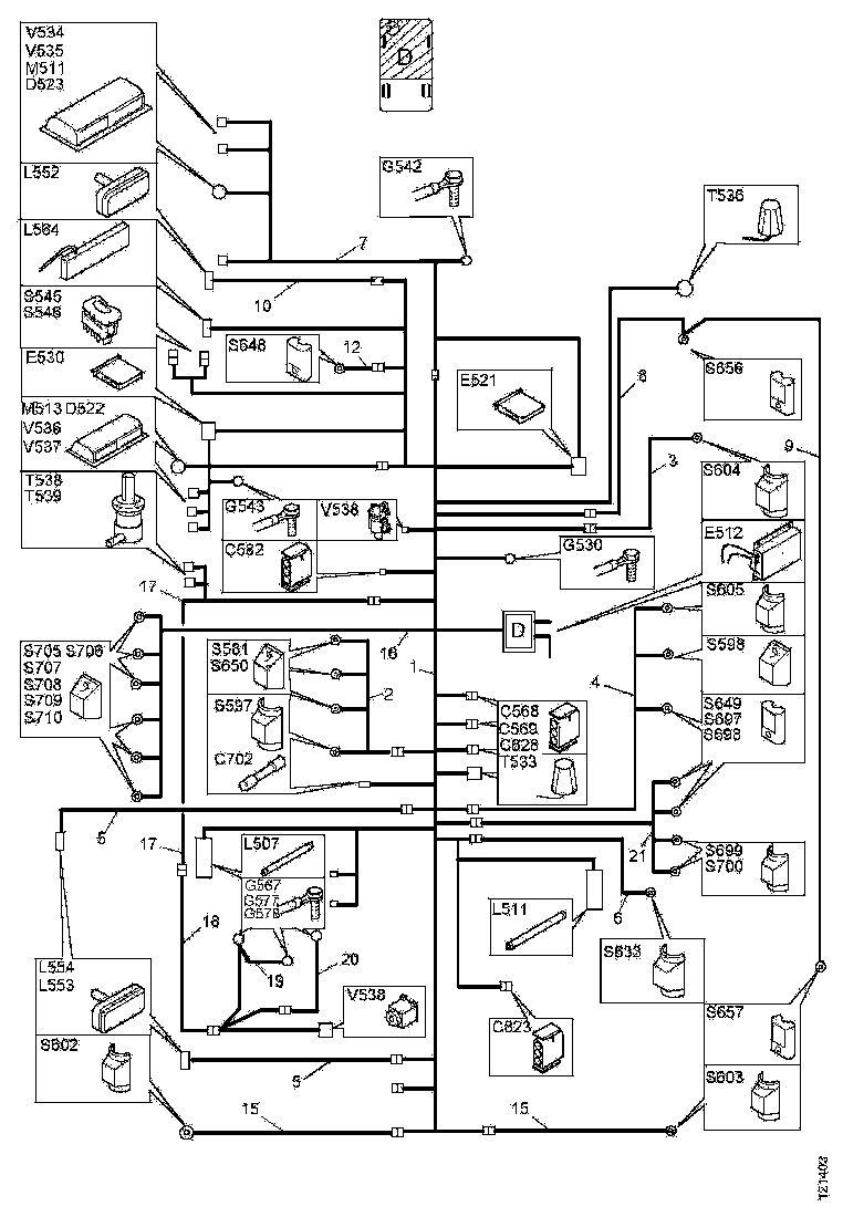 Buy 1454623 CABLE HARNESS SCANIA