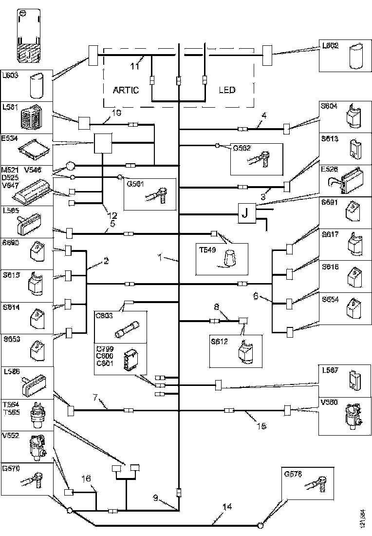 Buy 1455340 CABLE HARNESS SCANIA