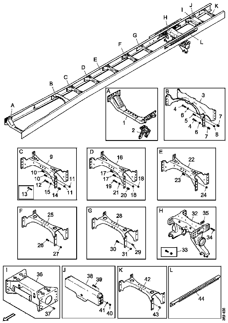 Buy 1457659 CROSS MEMB SCANIA