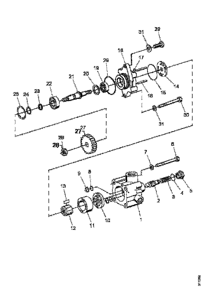 Buy 1457709 HYDRAULIC PUMP SCANIA