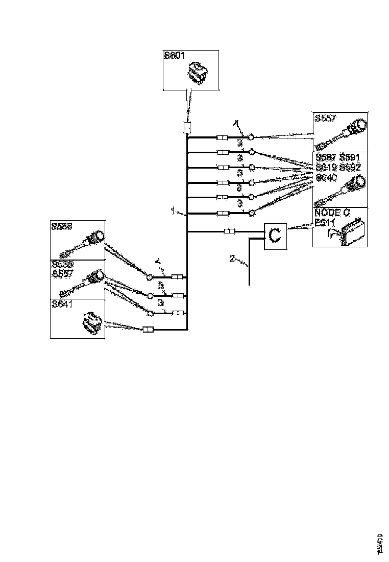 Buy 1460013 CABLE HARNESS SCANIA
