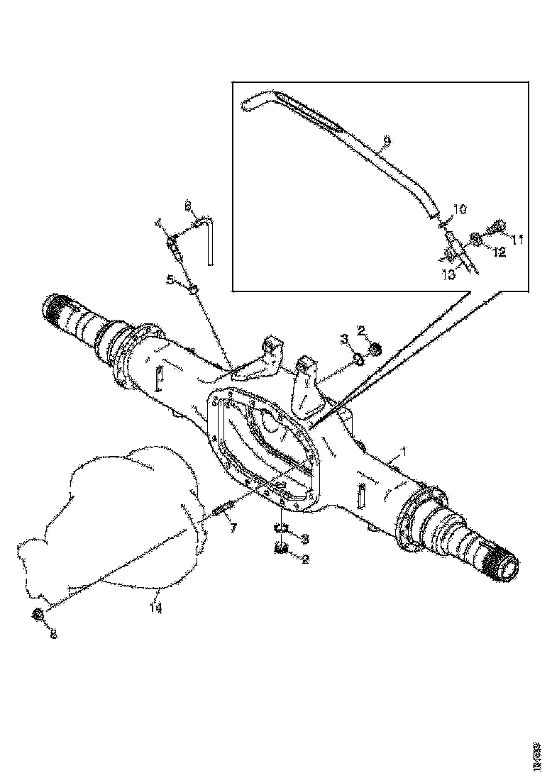 Buy 1462784 REAR AXLE SCANIA