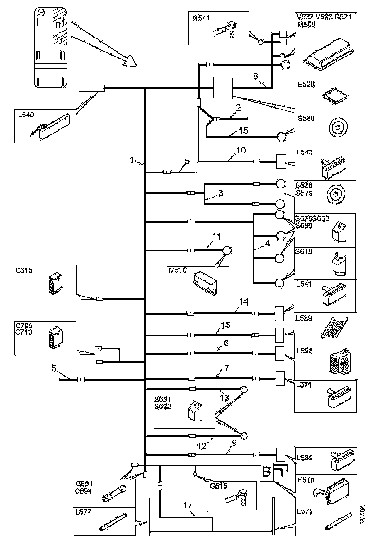 Buy 1465892 CABLE HARNESS SCANIA