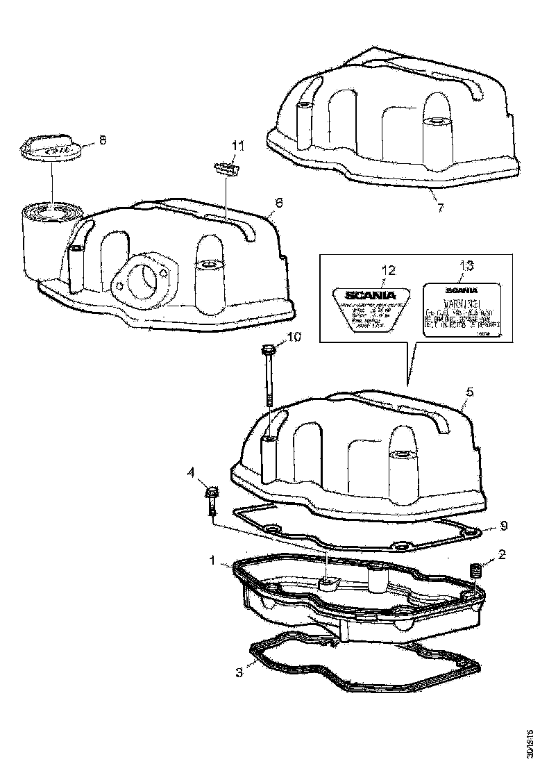 Buy 1473892 ROCKER COV SCANIA
