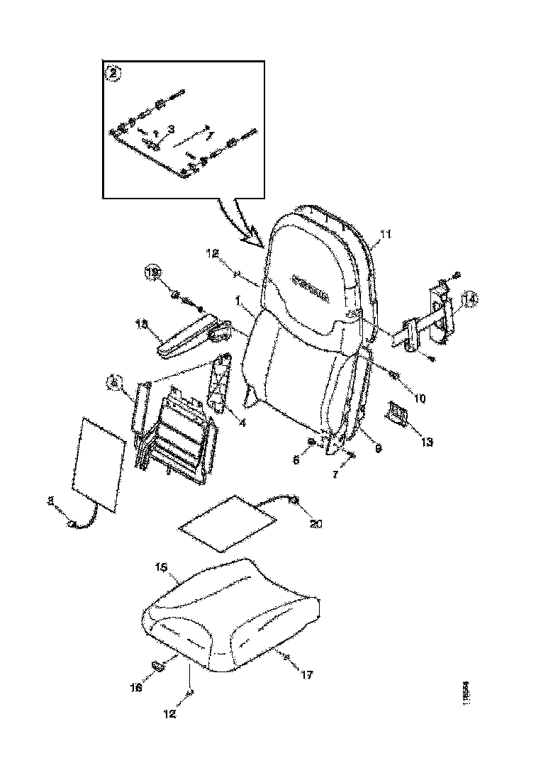 Buy 1479767 SEAT TRIM SCANIA