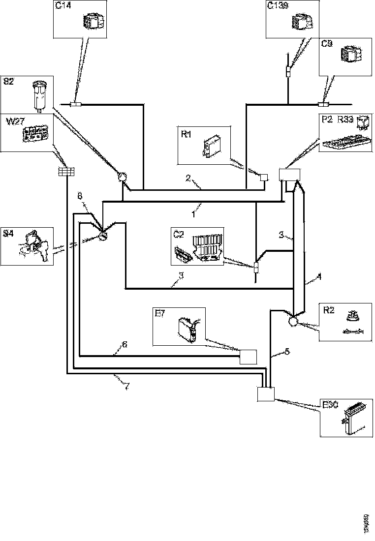 Buy 1482650 CABLE HARNESS SCANIA