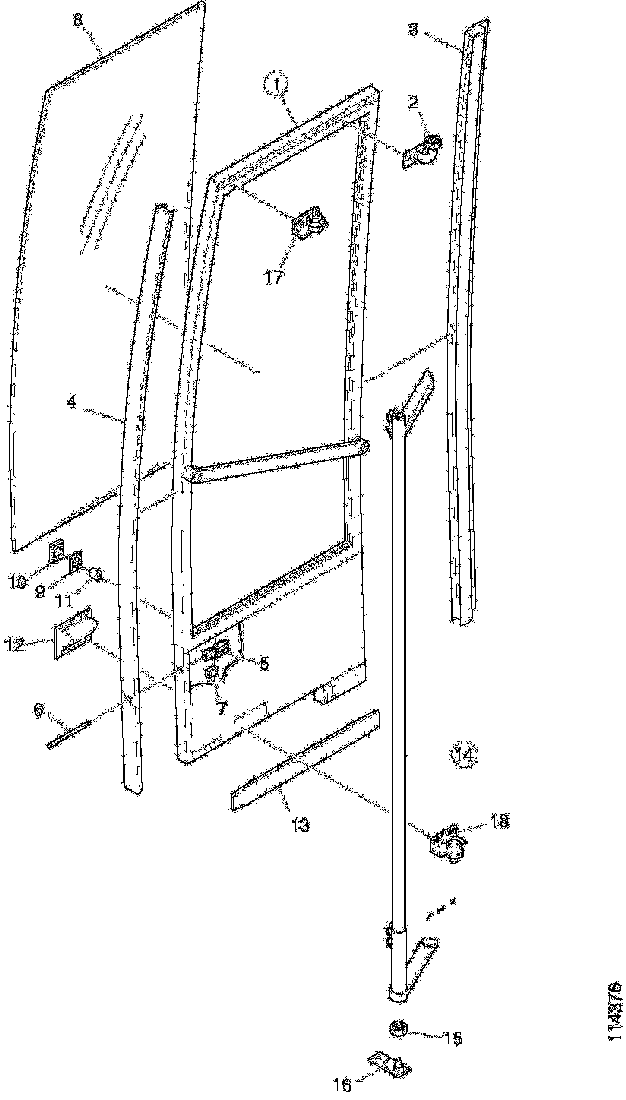 Buy 1483970 DOOR WINDOW, THEMOPANE SCANIA