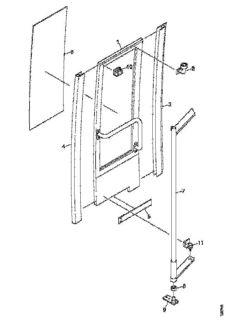 Buy 1483971 DOOR WINDOW , THEMOPANE SCANIA
