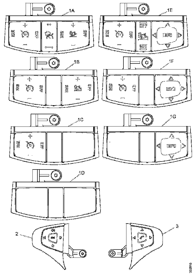 Buy 1486287 SWITCH MODULE C.C. MENU NAV SCANIA