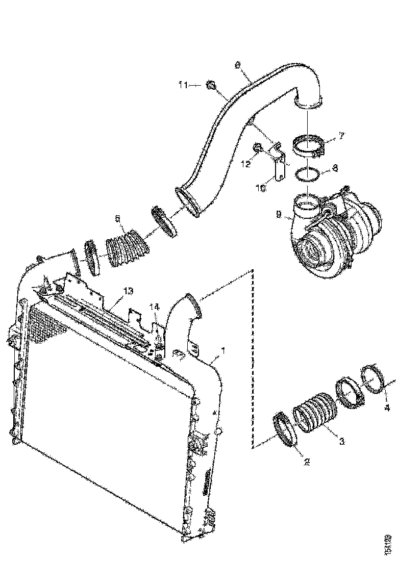 Buy 1487549 CHARGE AIR SCANIA
