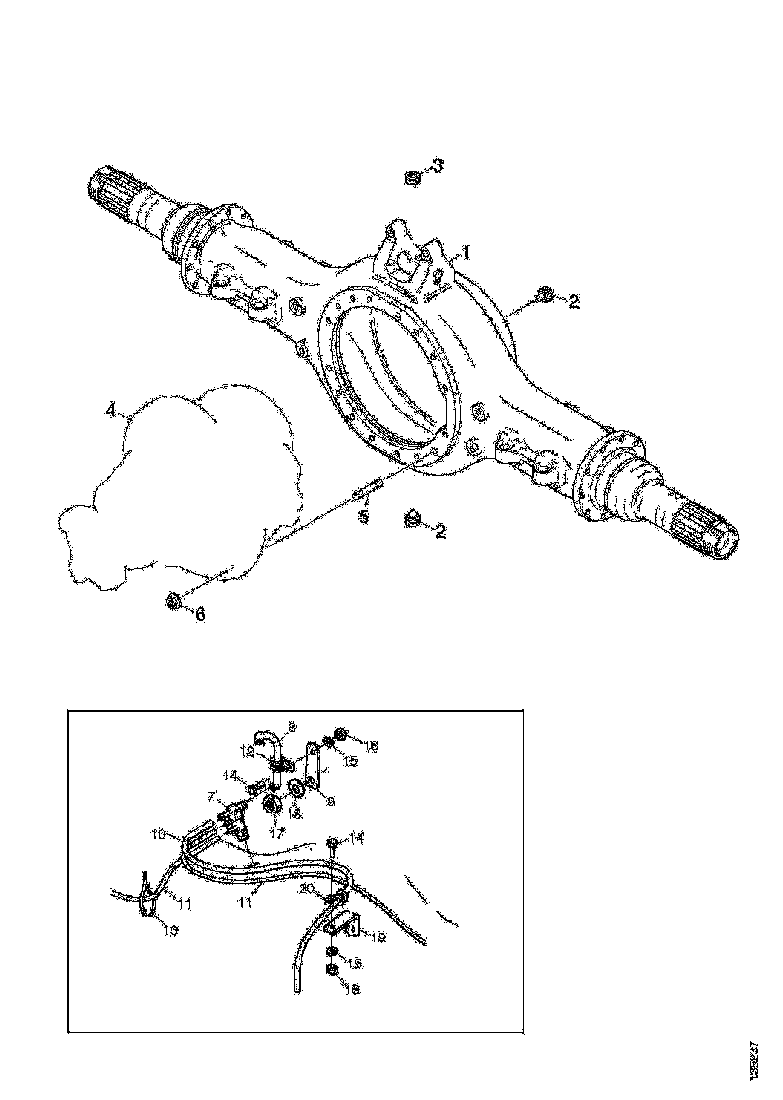 Buy 1491124 REAR AXLE SCANIA