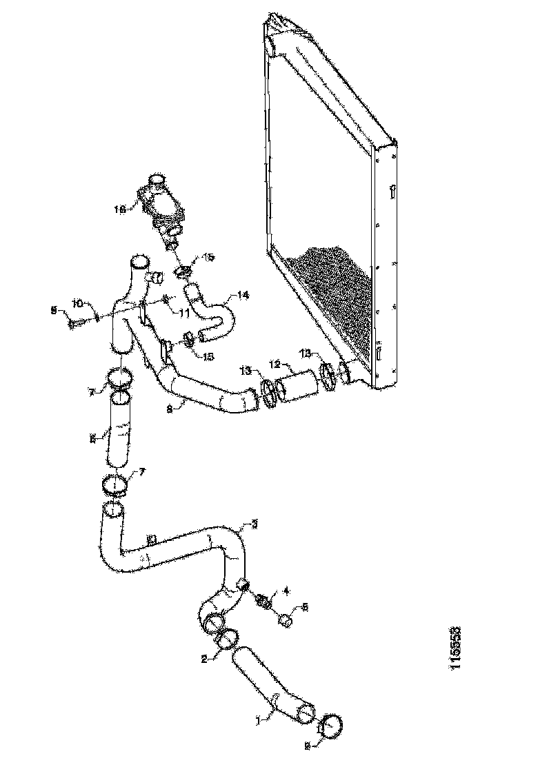 Buy 1494406 COOLANT PI SCANIA