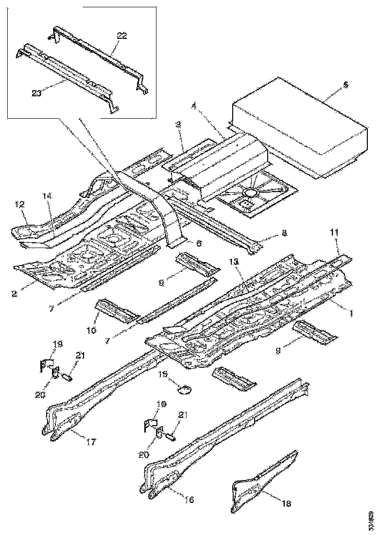 Buy 1495713 PROPELLER SHAFT TUNNEL SCANIA