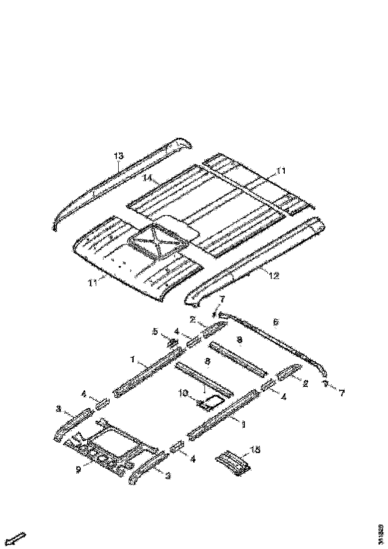 Buy 1495761 ROOF MEMBE SCANIA