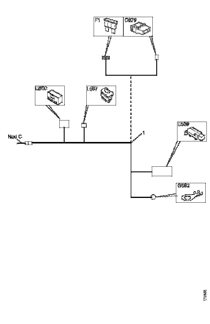 Buy 1496564 CABLE HARNESS SCANIA