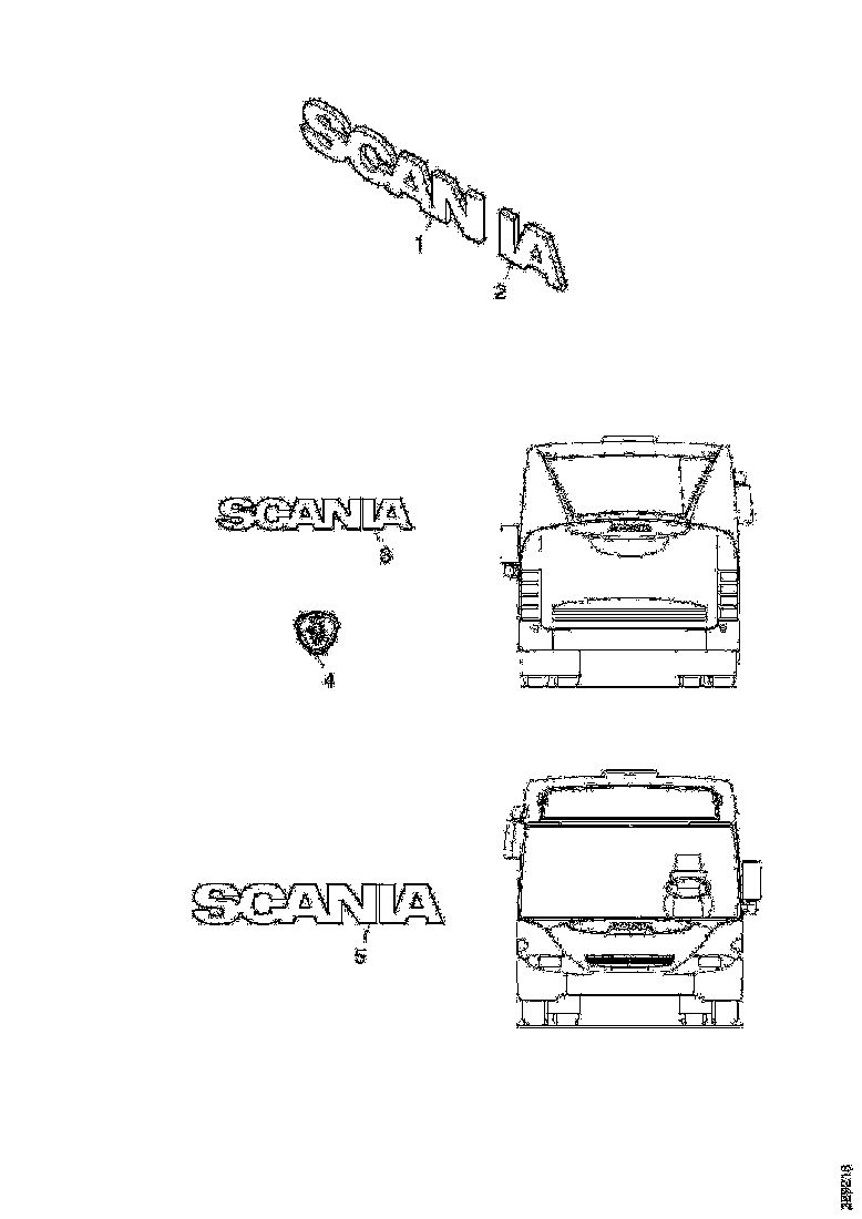 Buy 1498406 LOGOTYPE "SCAN" SCANIA