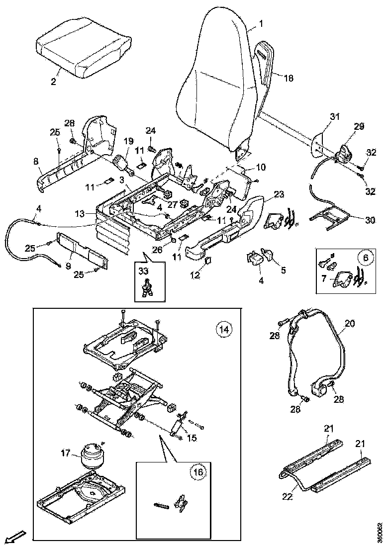 Buy 1498791 BACKREST SCANIA