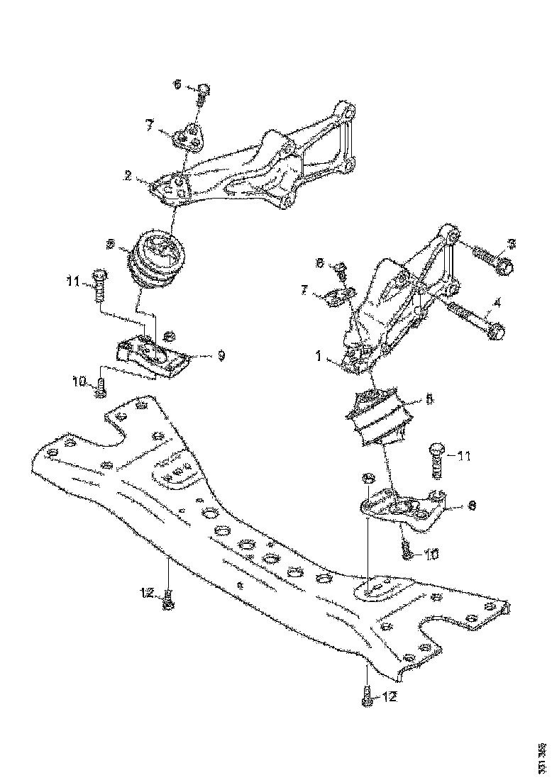 Buy 1503076 ENGINE BRA SCANIA