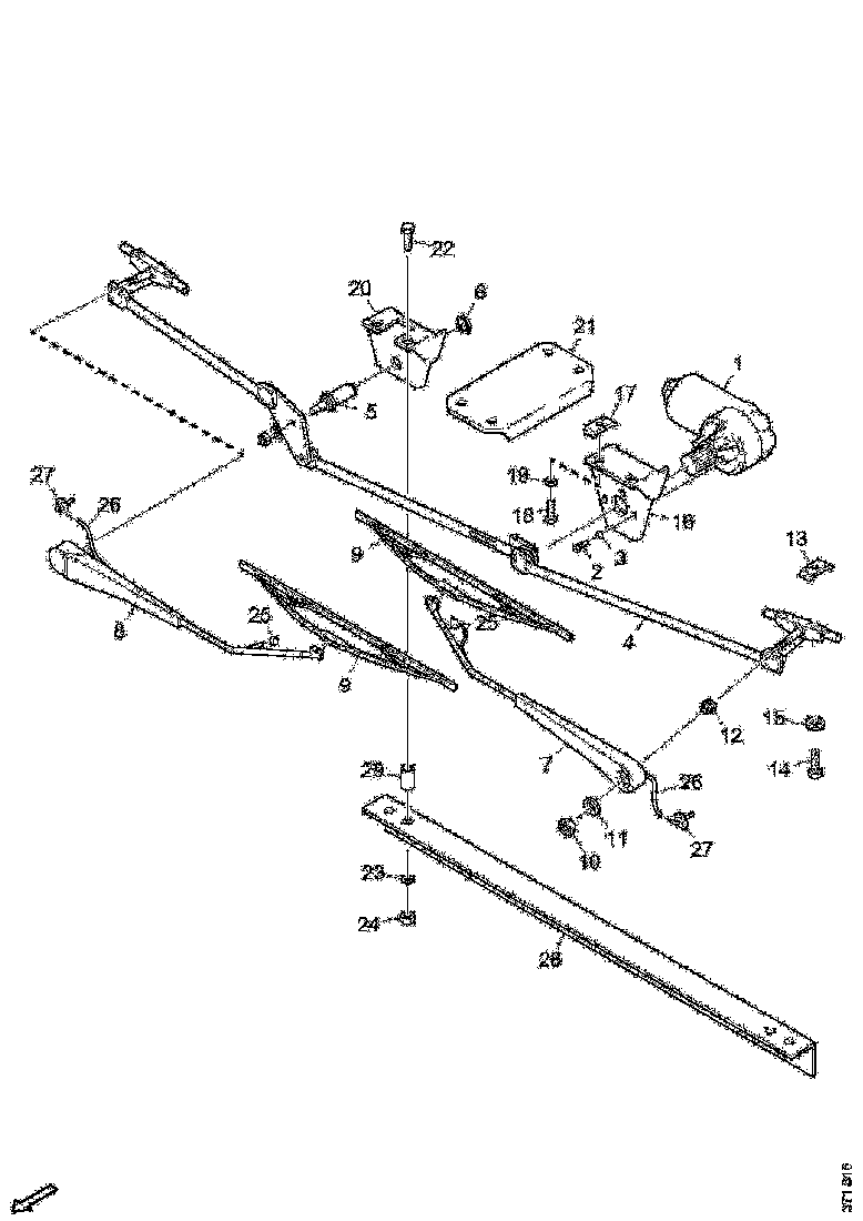 Buy 1505318 WIPER MOTOR SCANIA