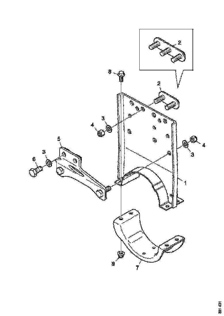 Buy 1505800 BRACKET SCANIA