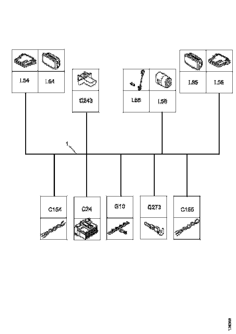 Buy 1505805 CABLE HARNESS SCANIA