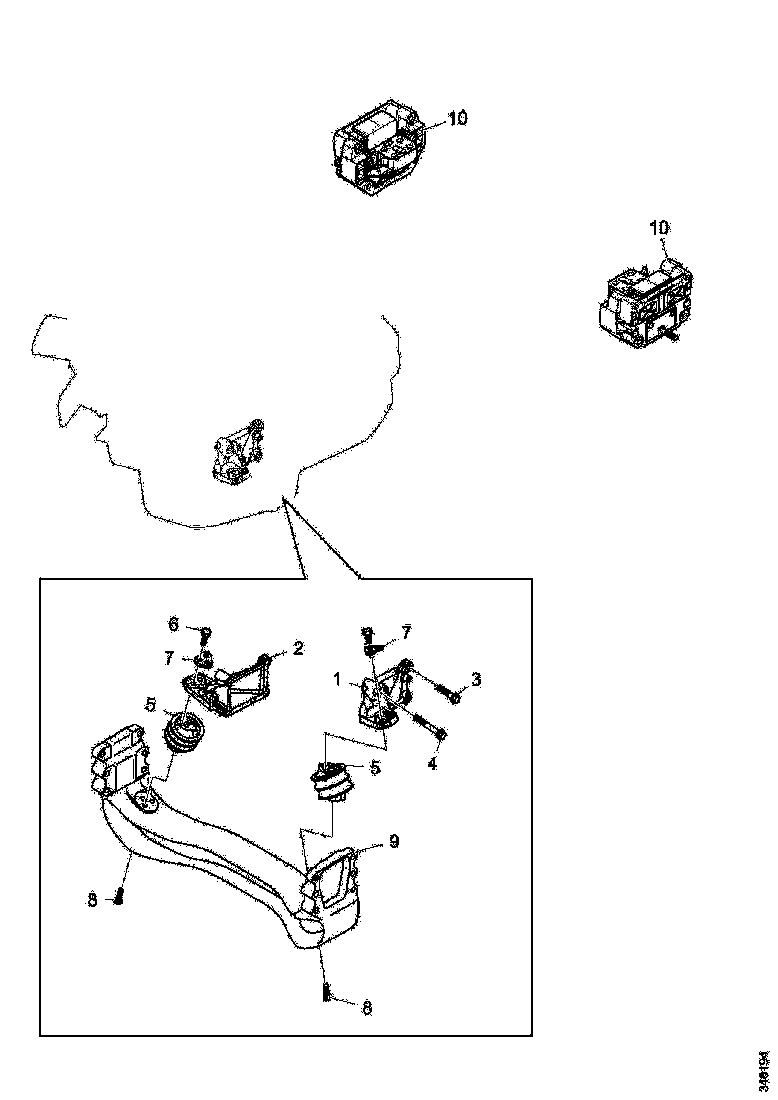 Buy 1508906 ENGINE BRA SCANIA